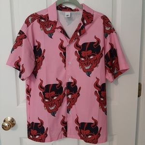 Devil print shirt